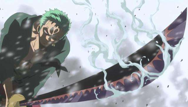 海贼王938话,索隆将失去黑刀秋水,将练就黑刀和道一文字