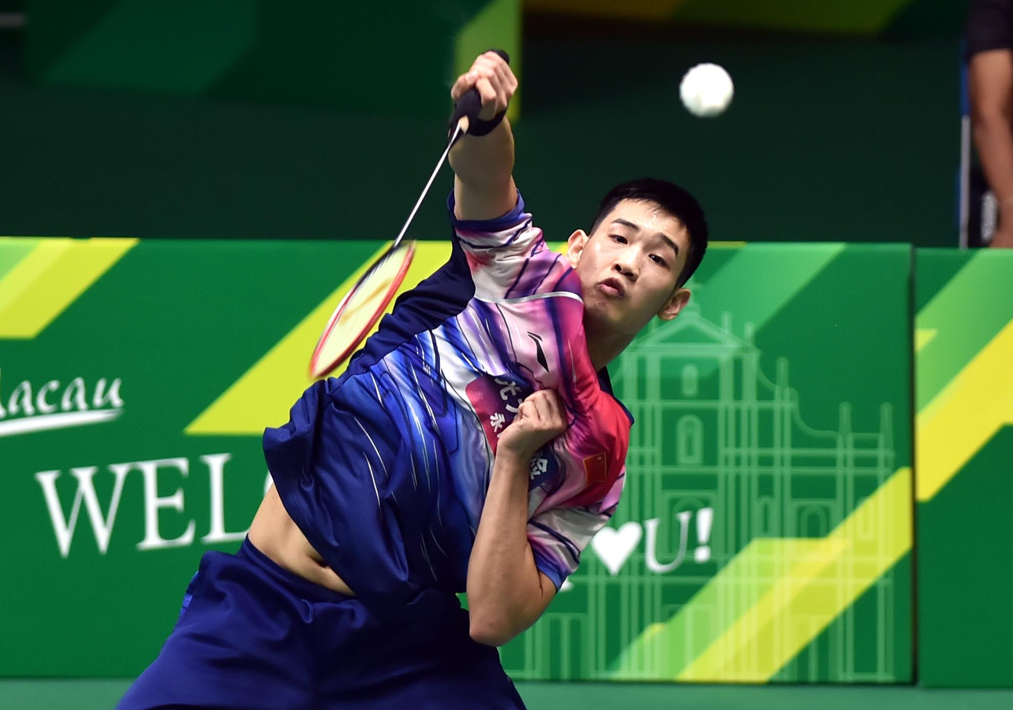 羽毛球——澳门公开赛:中国选手孙飞翔晋级(1)