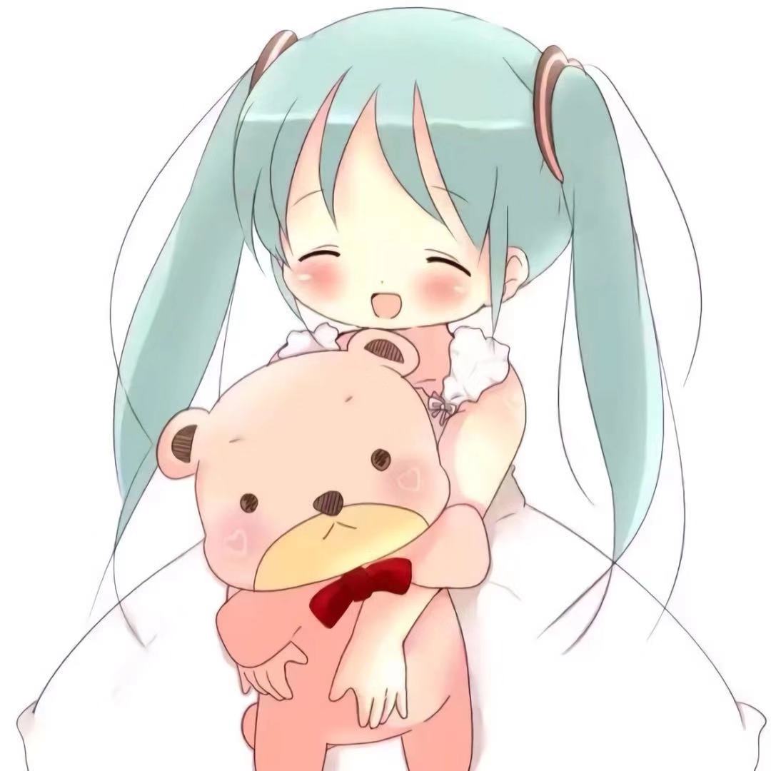 动漫头像:呆萌可爱的长发小萝莉,撒娇卖萌求抱抱!