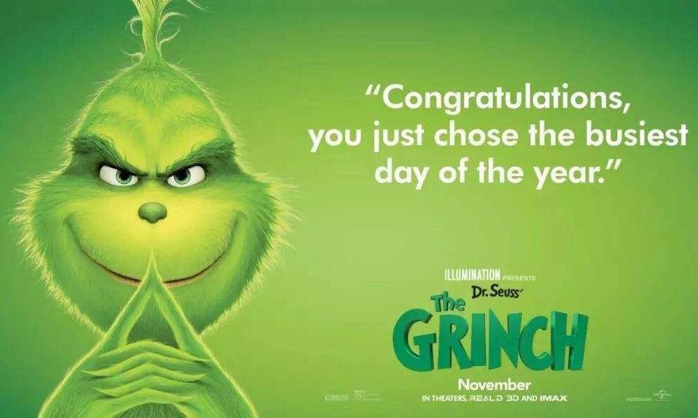 卷福潘粤明为其配音,电影绿毛怪格林特,带你感受圣诞的温馨!