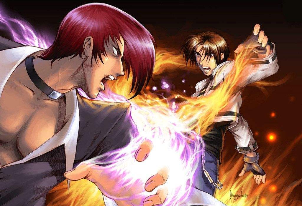 拳皇:八神庵和草薙京,表面上是仇人实际却相爱相杀,像极了爱情