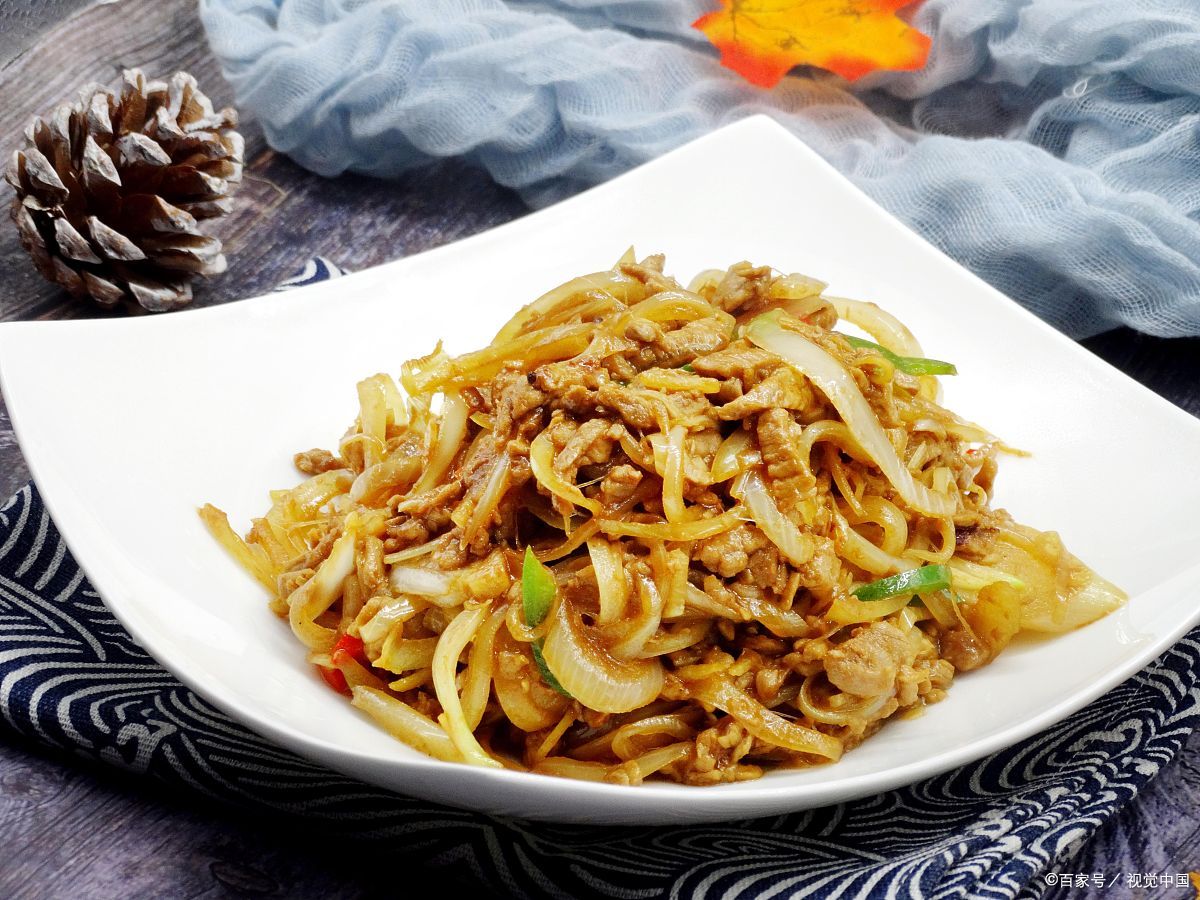 每天学做一道家常菜(三)白菜丝炒肉丝