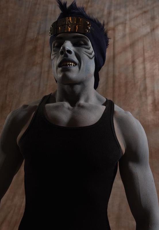 图为干柿鬼鲛,晓组织的一员.火影忍者cos,网友:井野有那么瘦的吗?