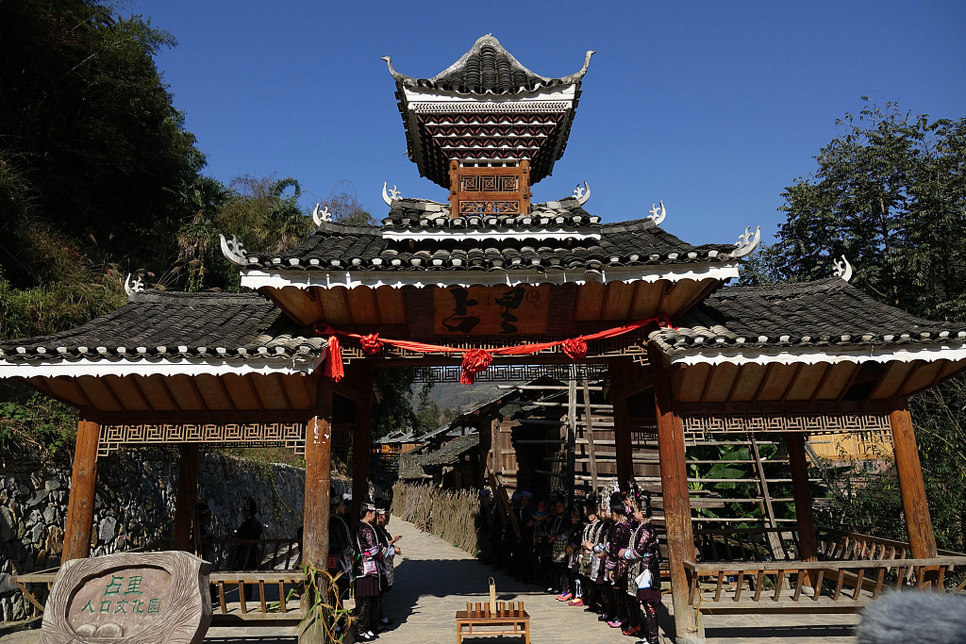 贵州从江占里侗寨,风雨楼.