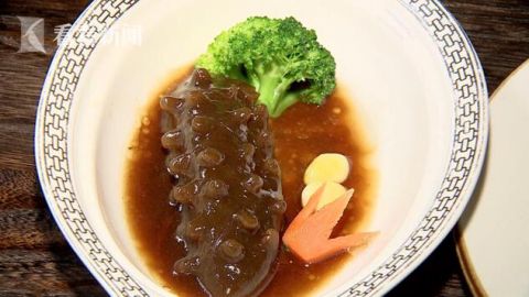 女子买到假海参 10元一根里面全是粉