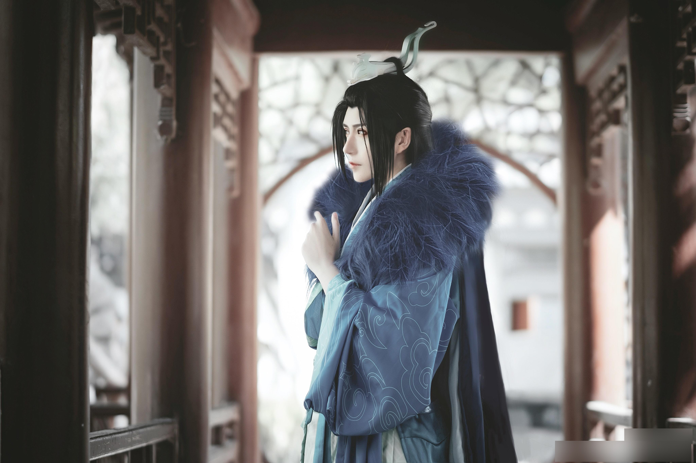 帅气小哥cos国产动画《少年歌行》角色萧瑟!造型相当美型哦!