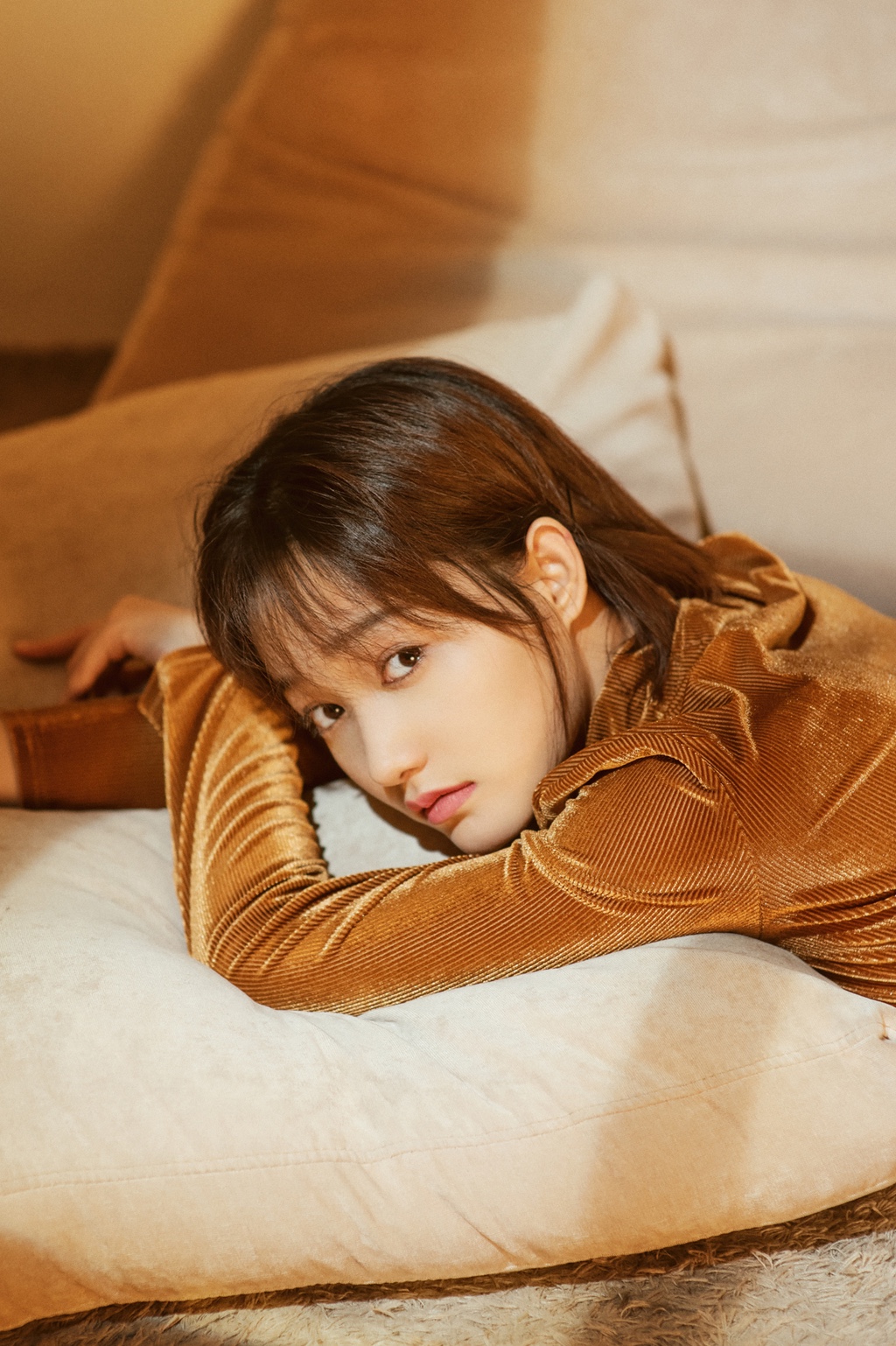 美女摄影:慵懒的氧气女孩