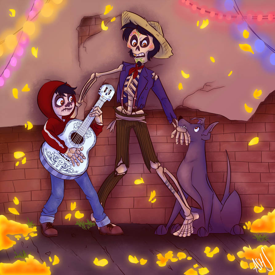 影视插画欣赏:《寻梦环游记》