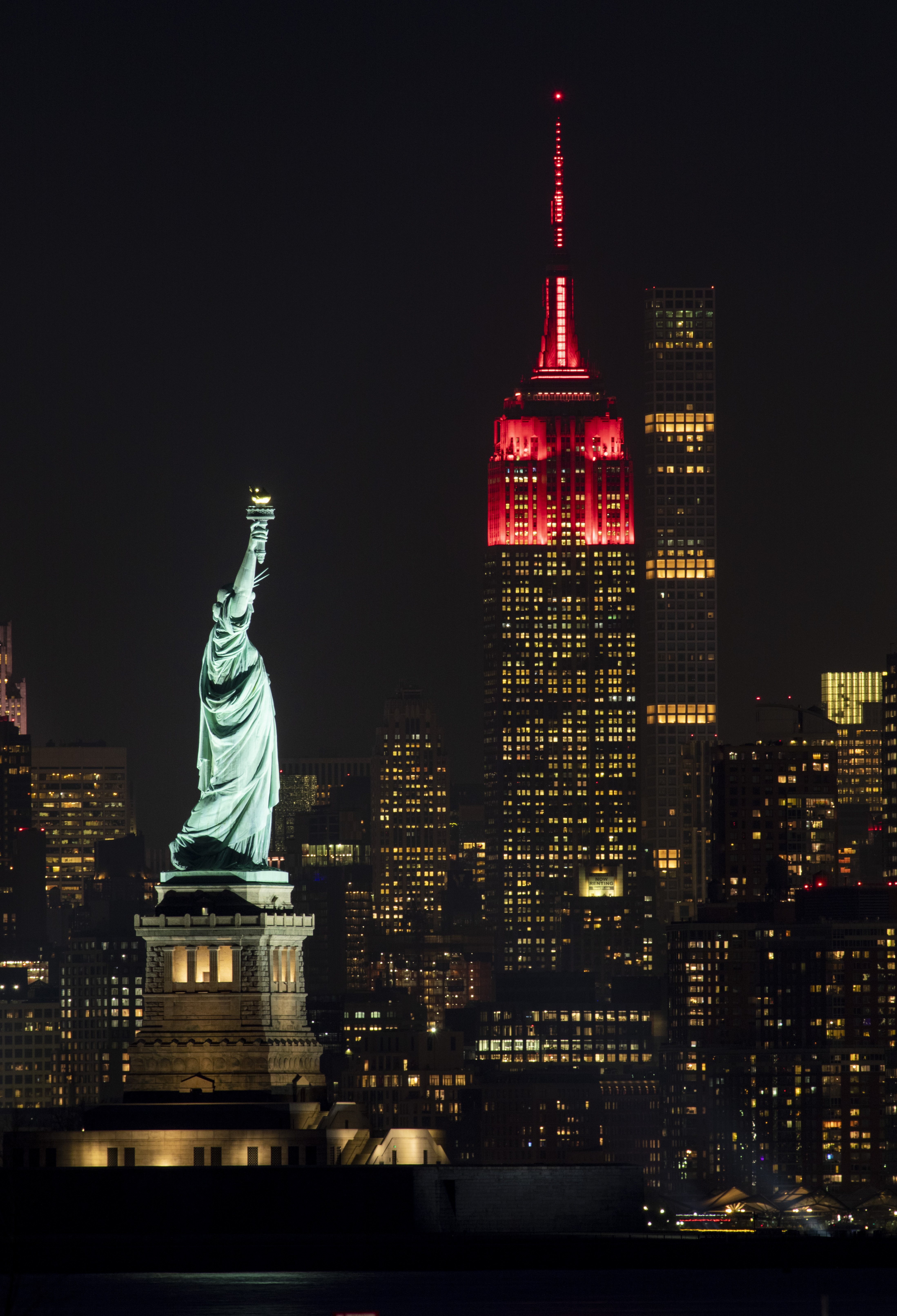 纽约夜景最美图片
