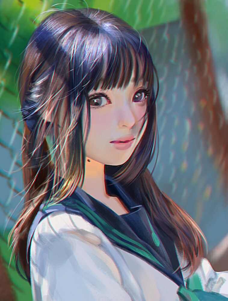 画风写实光影漂亮的插画作品欣赏 转载自百家号作者:何呵漫画