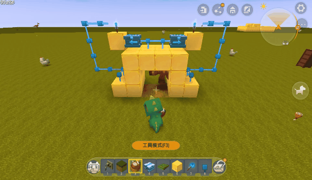 迷你世界:高级智能捕捉器,地面毫无破绽,头顶却暗藏彩蛋机关!