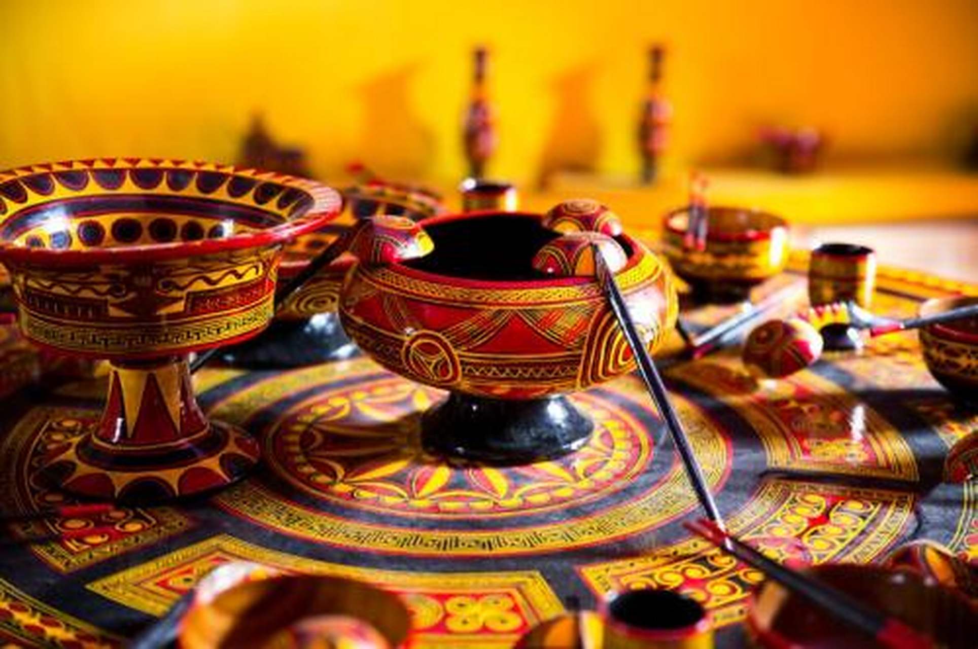 非遗印记#【非遗】彝族漆器髹饰技艺:彝族漆器之乡喜德县位于四川省