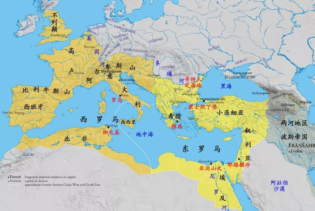古罗马地图高清版大图图片