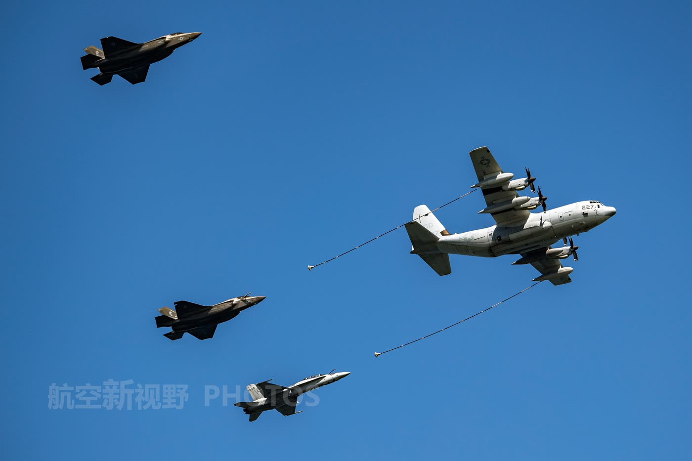 岩国基地海兵队空中加油训练