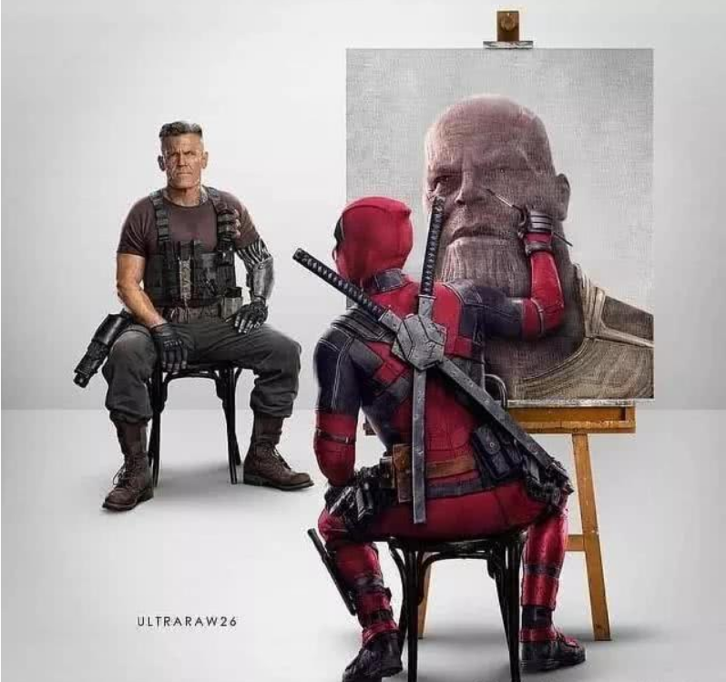 死侍画灭霸我忍了,画蚁人我也忍了,看到美国队长,打扰了!