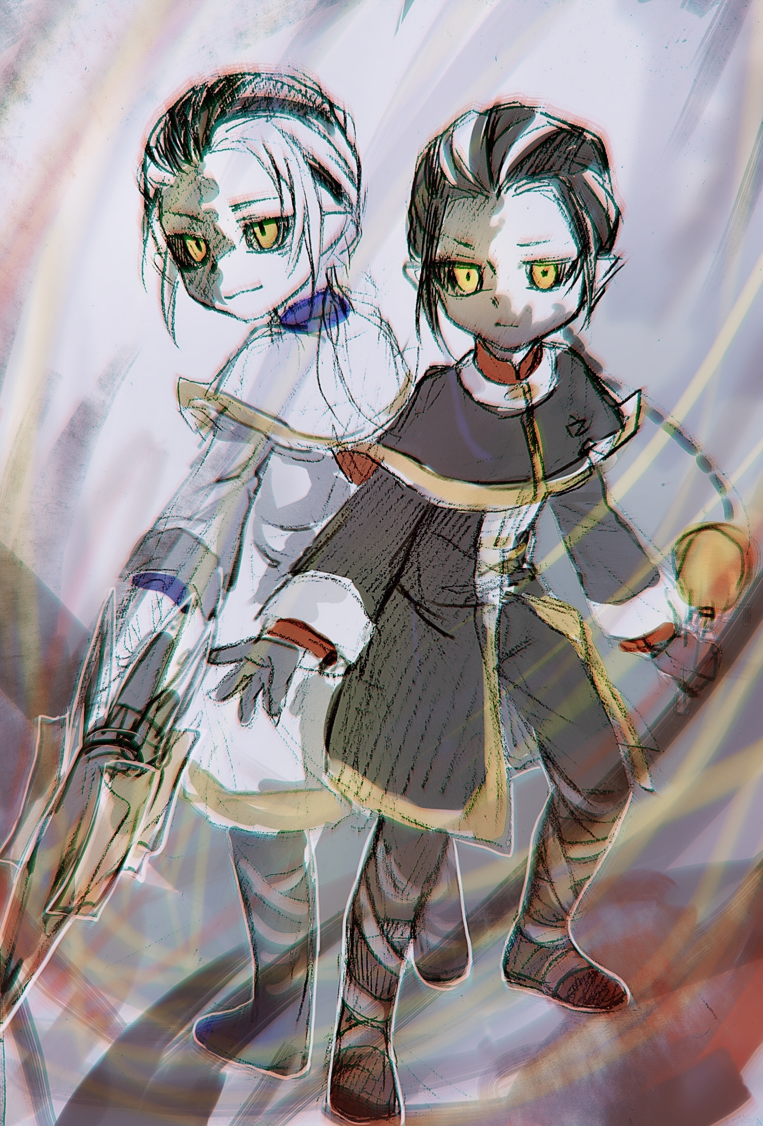 第五人格漫画:心灵手巧的艾玛做了宿伞之魂娃娃送给小黑