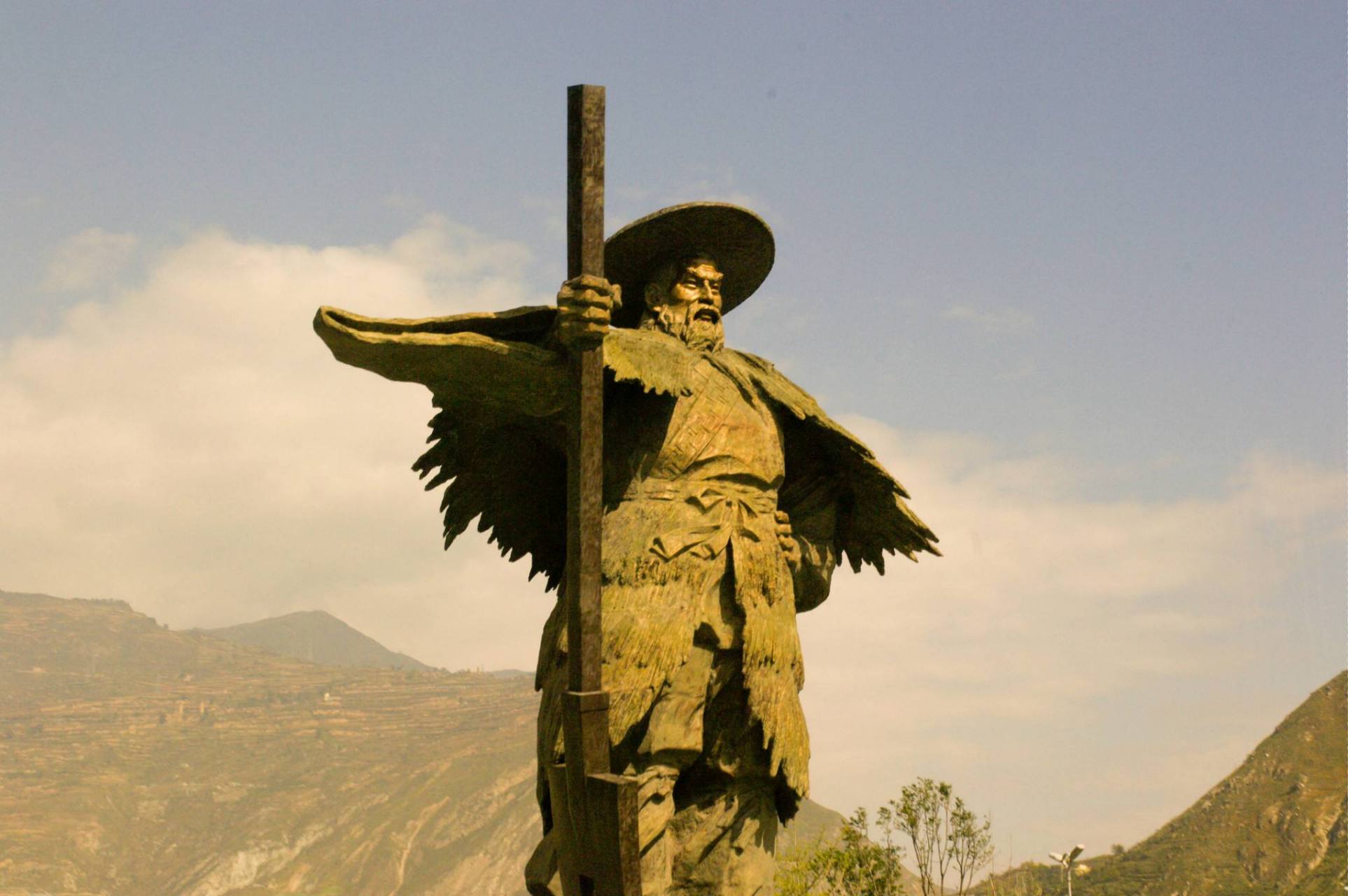 2018年度神动态#历史小知识:鲧(gǔn)的儿子禹采取"开,通,疏,凿,引"