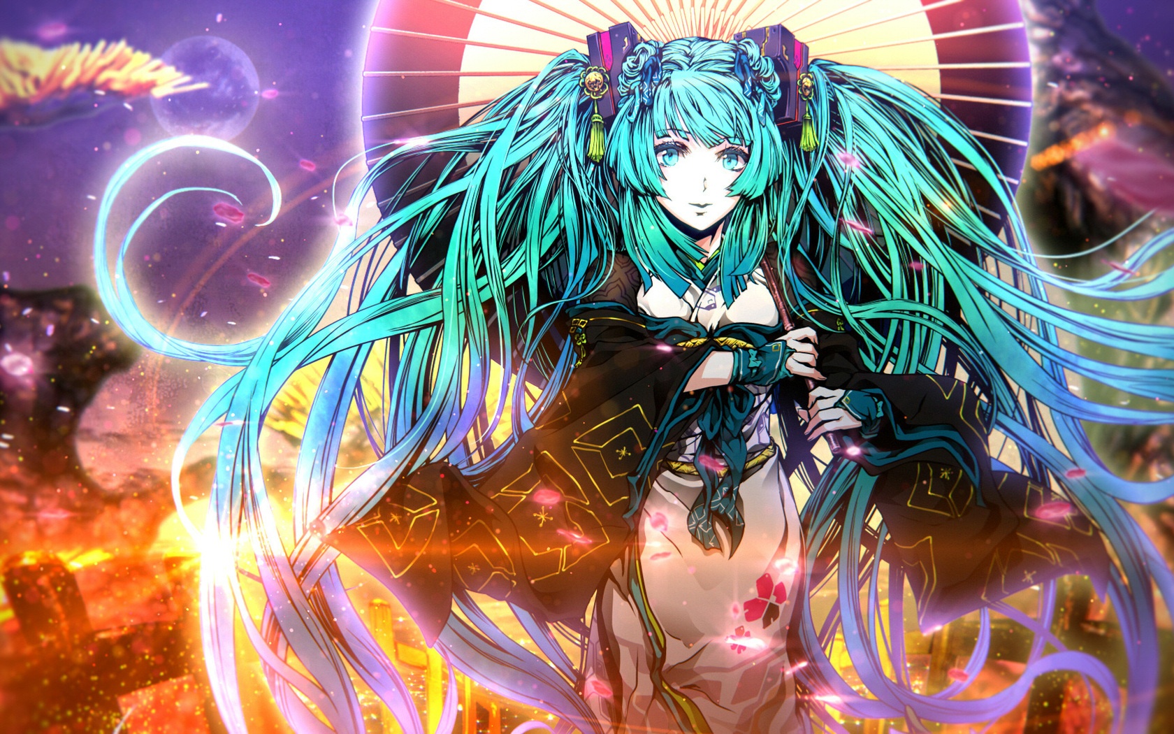 美丽的动漫二次元高清壁纸,《初音ミク》magical mirai 2016演唱会