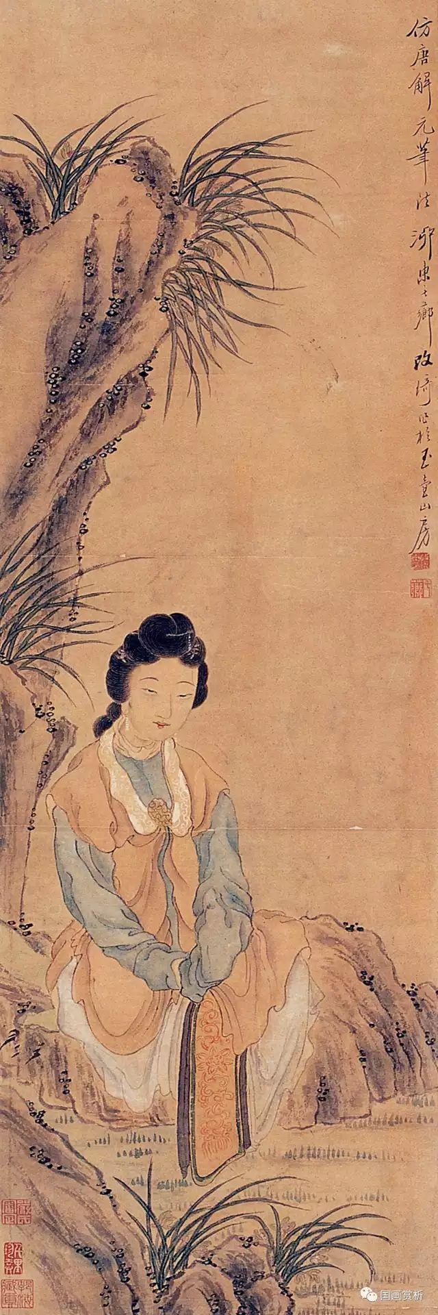 「改,费仕女」创立仕女画新格体的改琦