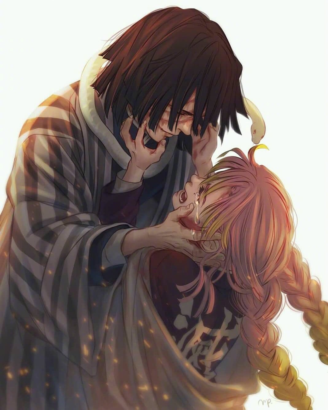 鬼灭之刃蛇恋cp—"伊黑先生,别丢下我!千万别死啊!