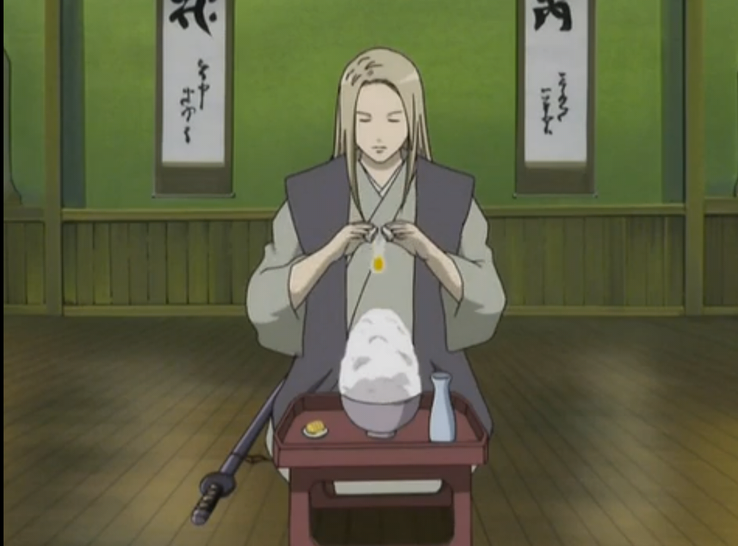 东城步是柳生四大天王之首,拥有十分高超的剑术,也非常溺爱少主九兵卫