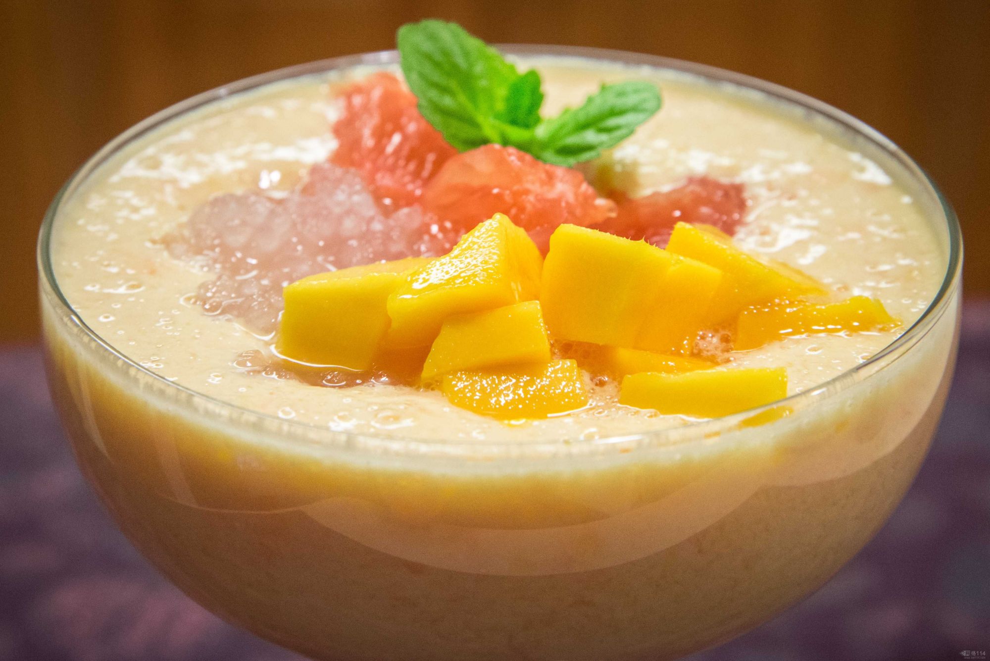 港式甜品,杨枝甘露,好吃又好做,快去学学吧