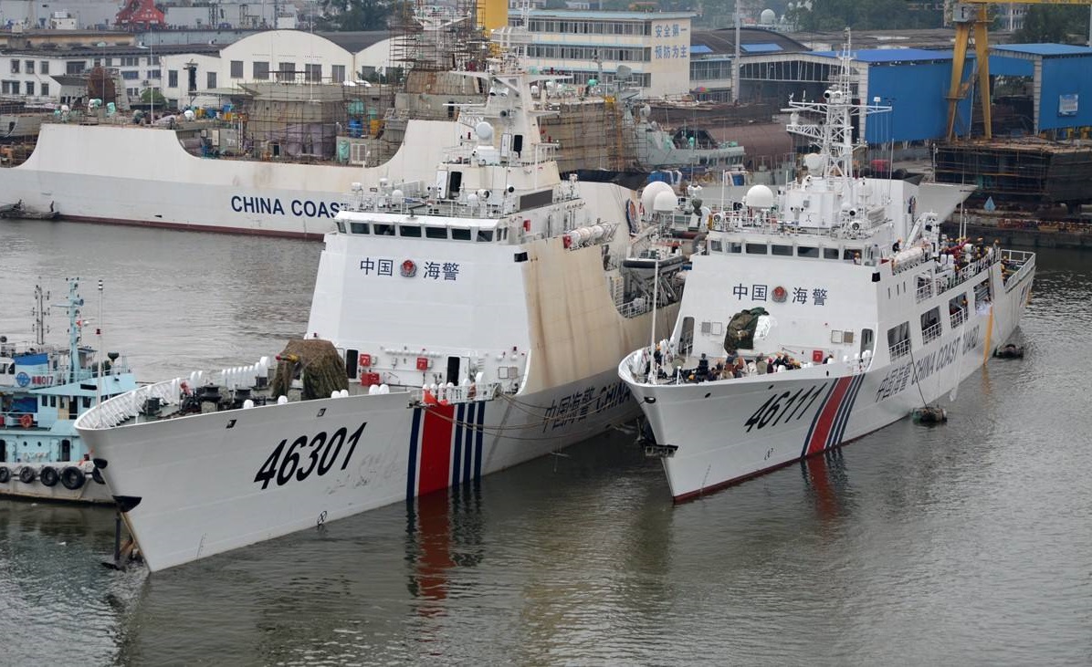 美国海岸警卫队,混迹中国沿海,小心中国海警船