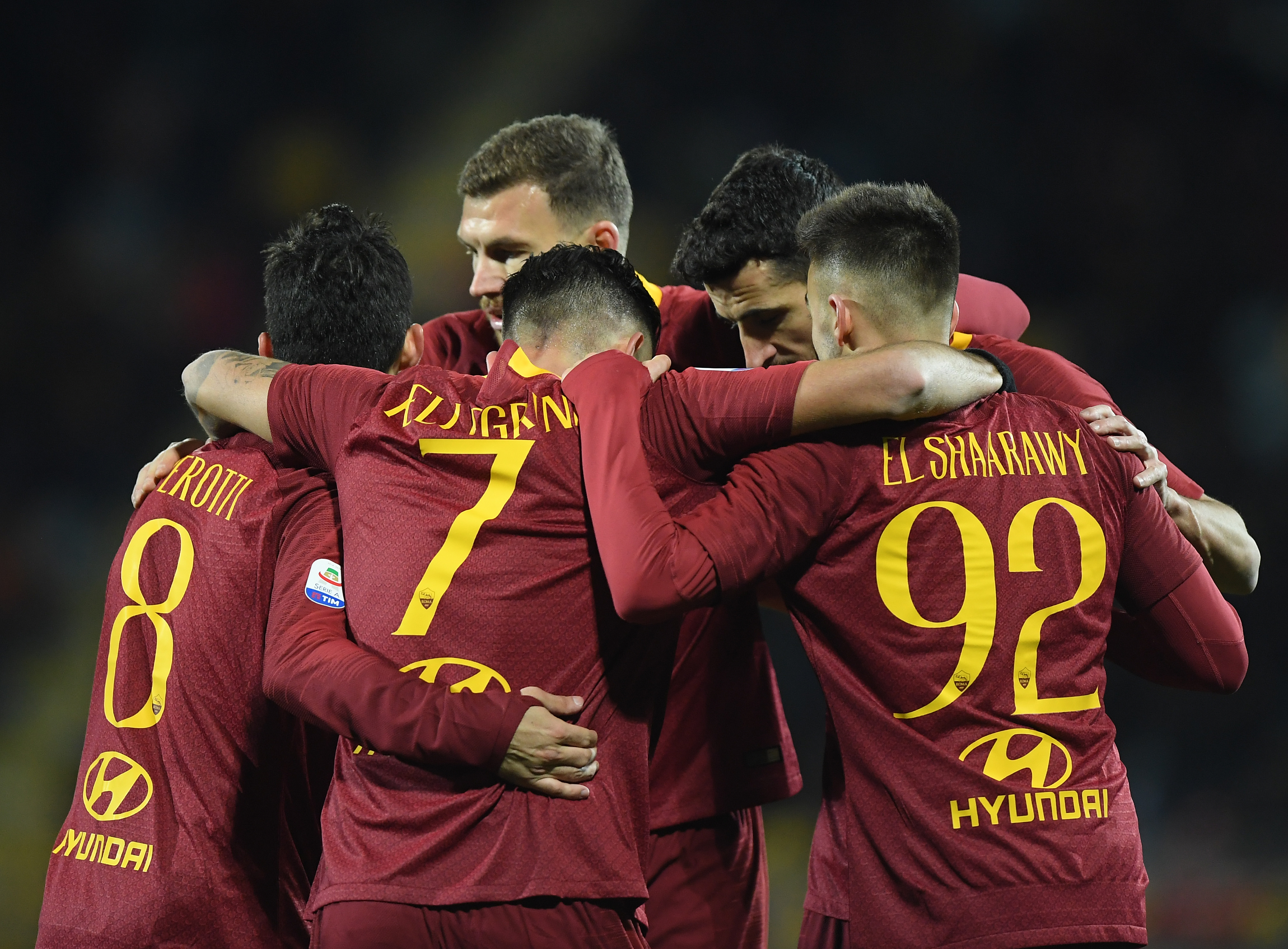 足球——意甲:罗马胜弗罗西诺内