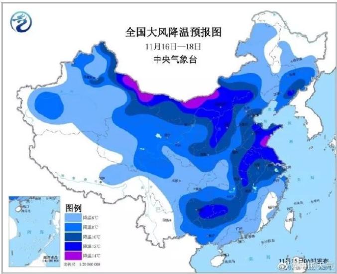 4℃!4℃!黃石下週一秒入冬