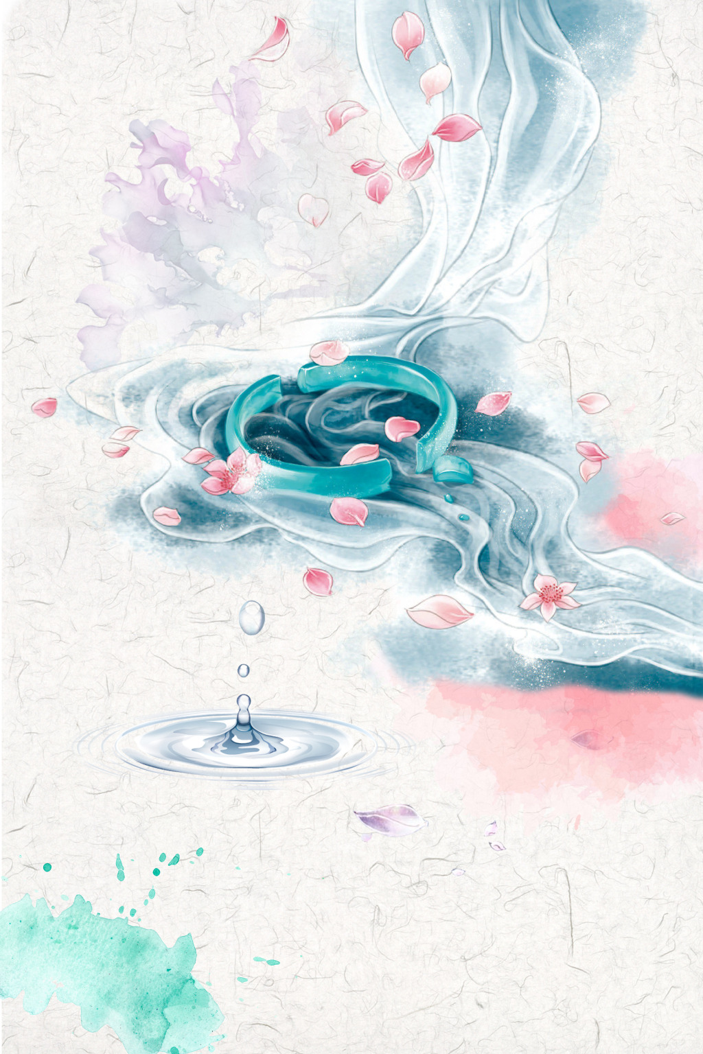 唯美古风二次元美图壁纸,奈何桥头雨纷纷,幽冥路上忆凡尘!