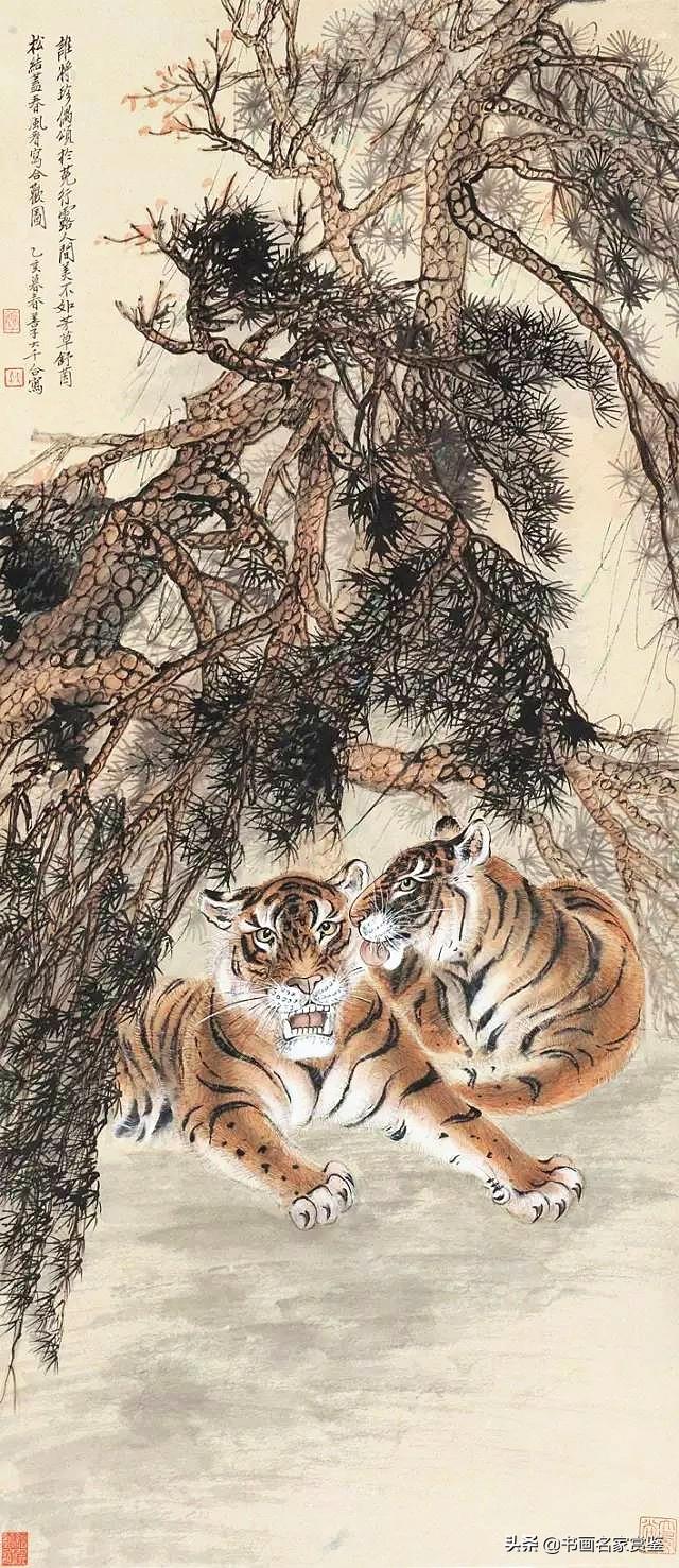 近现代著名的画虎大师,被世人称为"虎痴"——张善孖