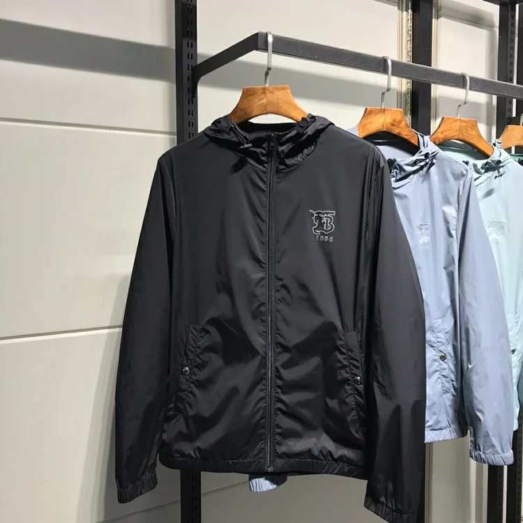 巴宝莉夹春夏新款连帽薄款防晒服夹克