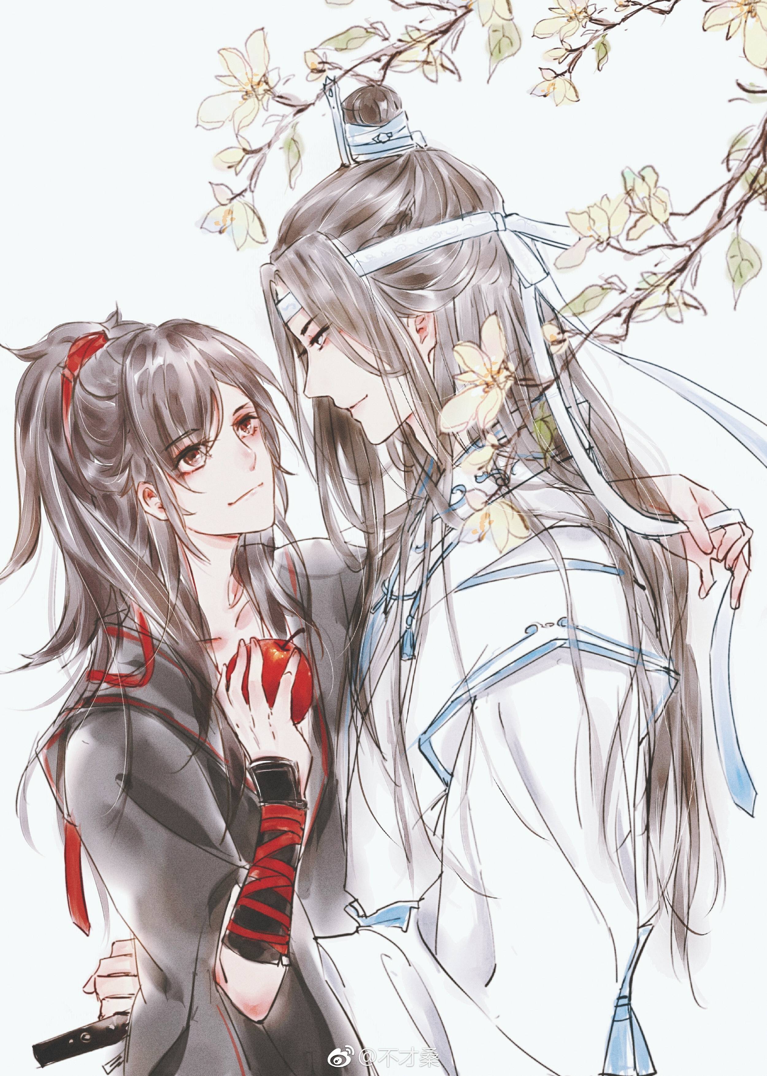 魔道祖师唯美图赏:我很好,我想该睡觉了,熬夜不好,想你也不好
