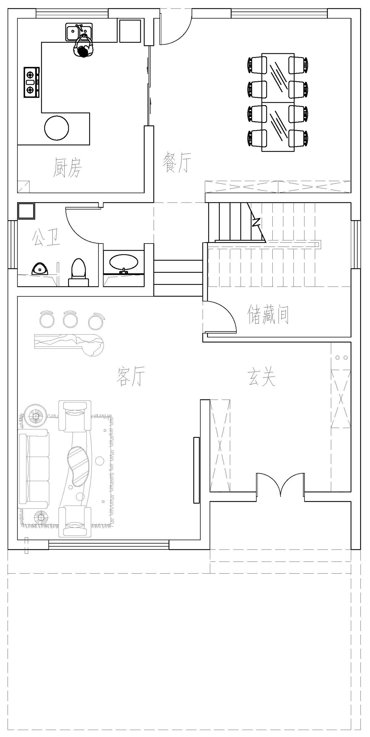 面宽不足9米如何建一栋漂亮的房子,巧妙布局地下室 阳光房