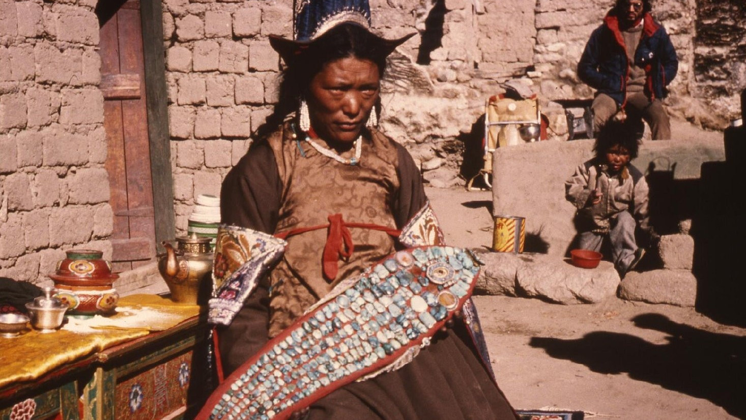 1981年印度控制下的拉达克彩色照片:传统藏族地区,临近中国西藏