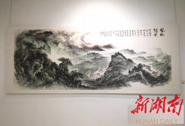 娄底山水画家袁又琦作品展在北京山水美术馆展出