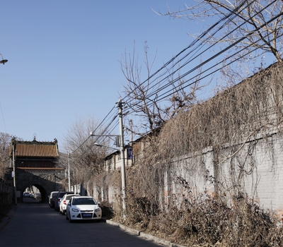 北京目前保存最好的过街楼门头沟琉璃渠村的三官阁过街楼