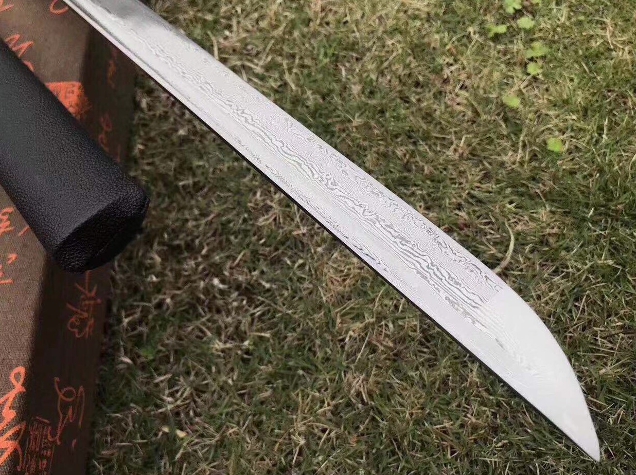 「鉴赏」26寸花纹钢忍者直刀-归云