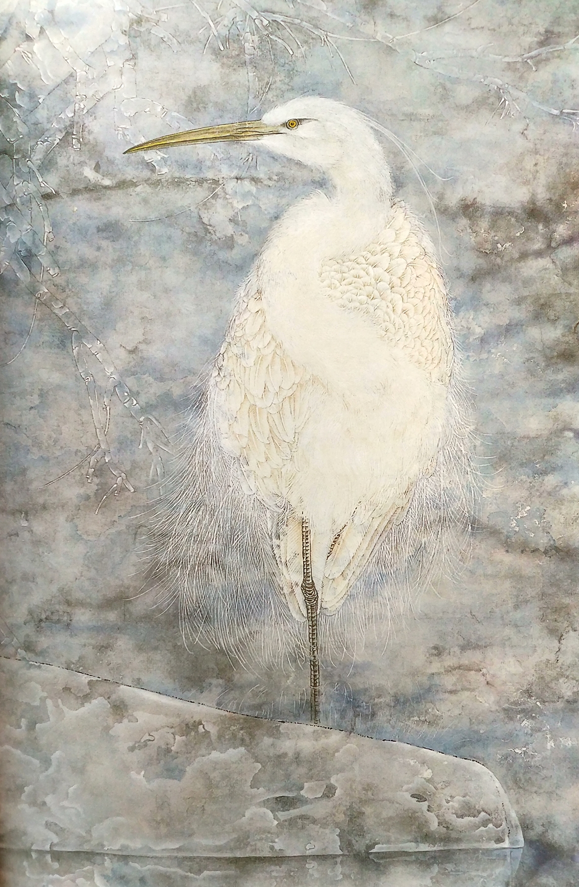 蔡业霄的新工笔花鸟作品欣赏