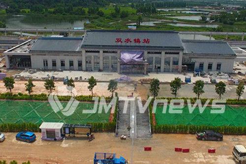 江湛铁路双水镇站站场配套工程已完成 即将投入使用