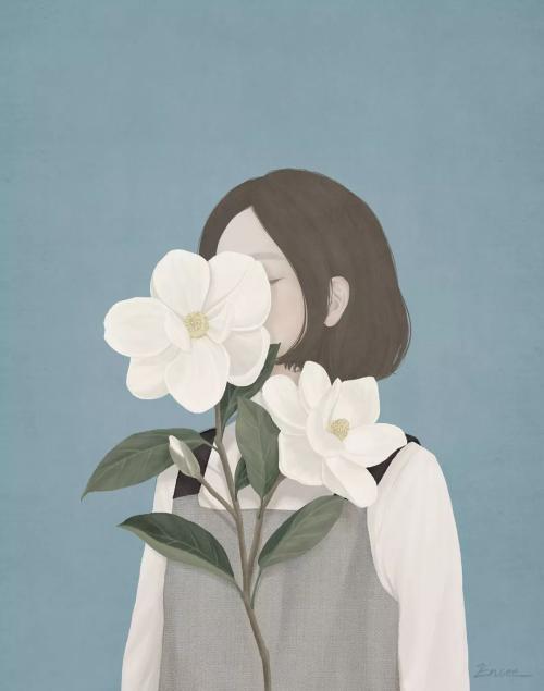 韩国插画师ensee一组华丽风格的插画作品,相当有实力!