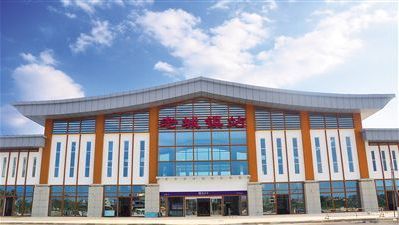 海南省全球首条环岛高铁的一个中间站——老城镇站