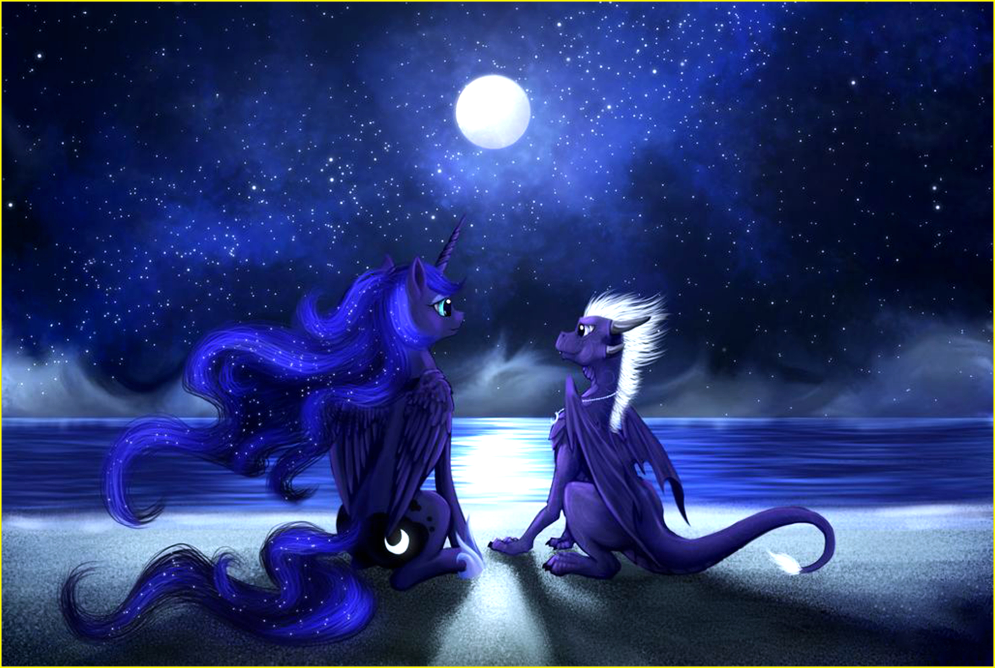 小马宝莉:"梦魇之夜"是小马族的月亮公主,她更像是皎月和夜煞