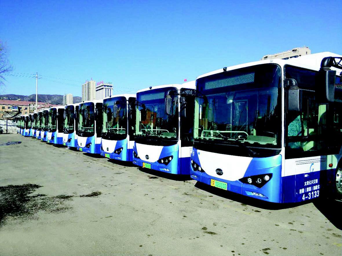 太原市第二批40辆纯电动公交车上线运行