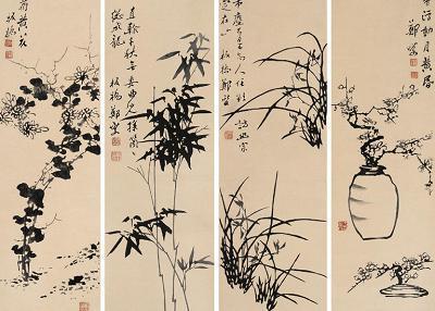 画竹,题竹圣手郑板桥,可谓为"竹痴",感谢分享