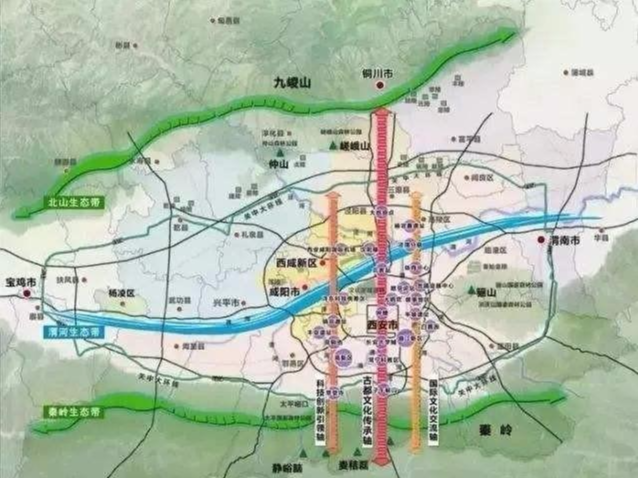 杨凌自贸区划分区域图图片