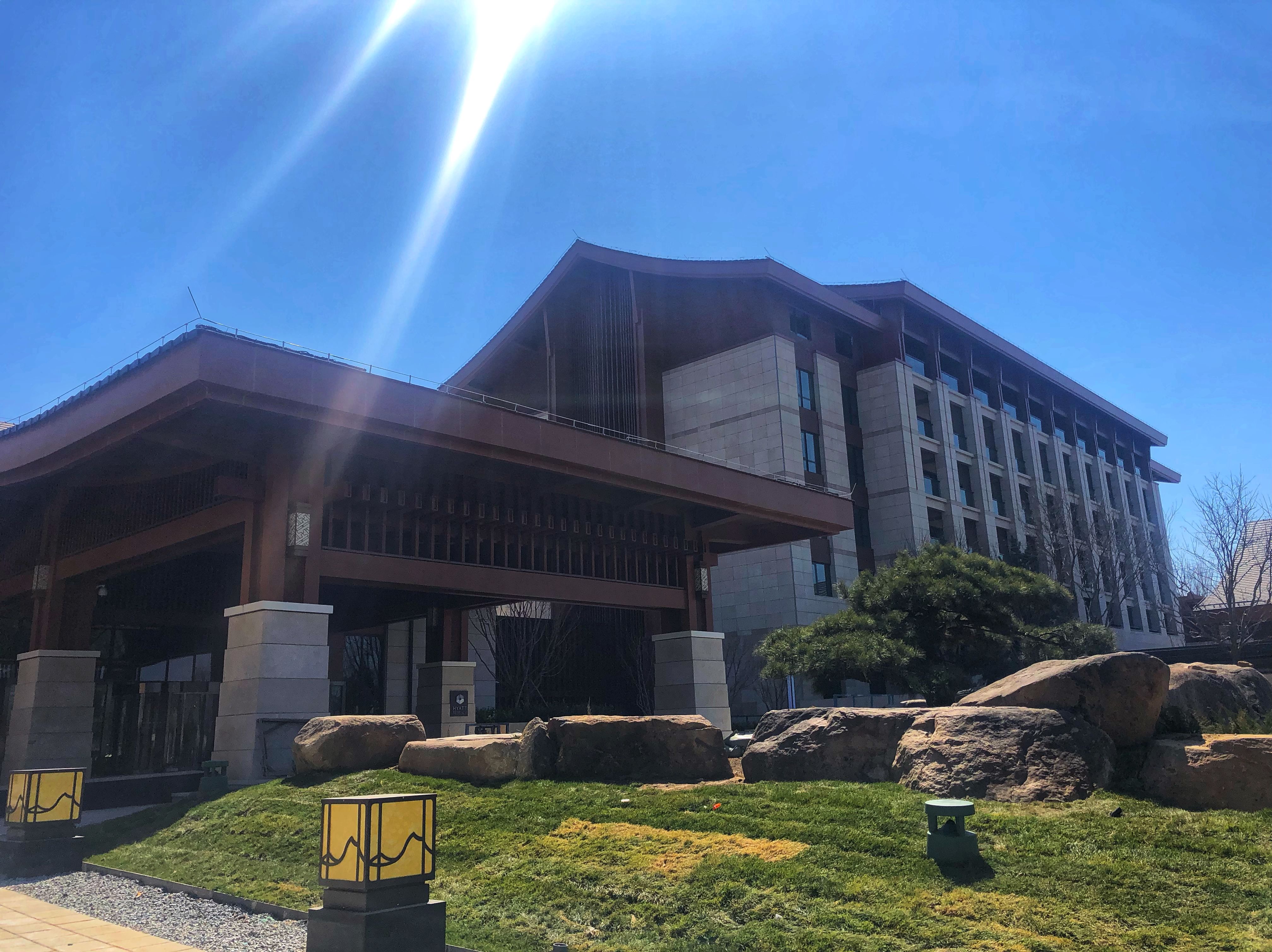 世园会两座中式酒店,有很多想不到