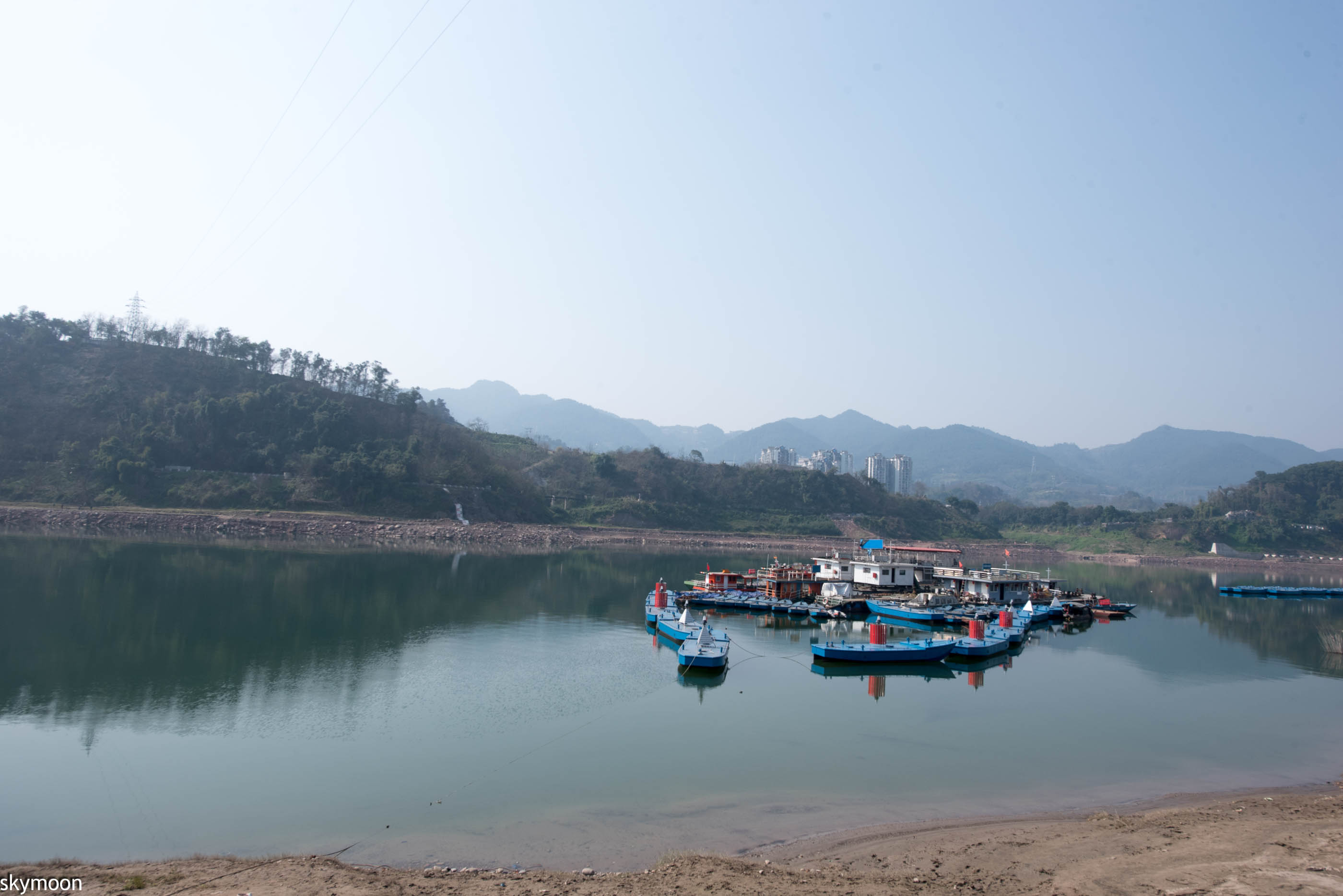 大竹林渡口的美景