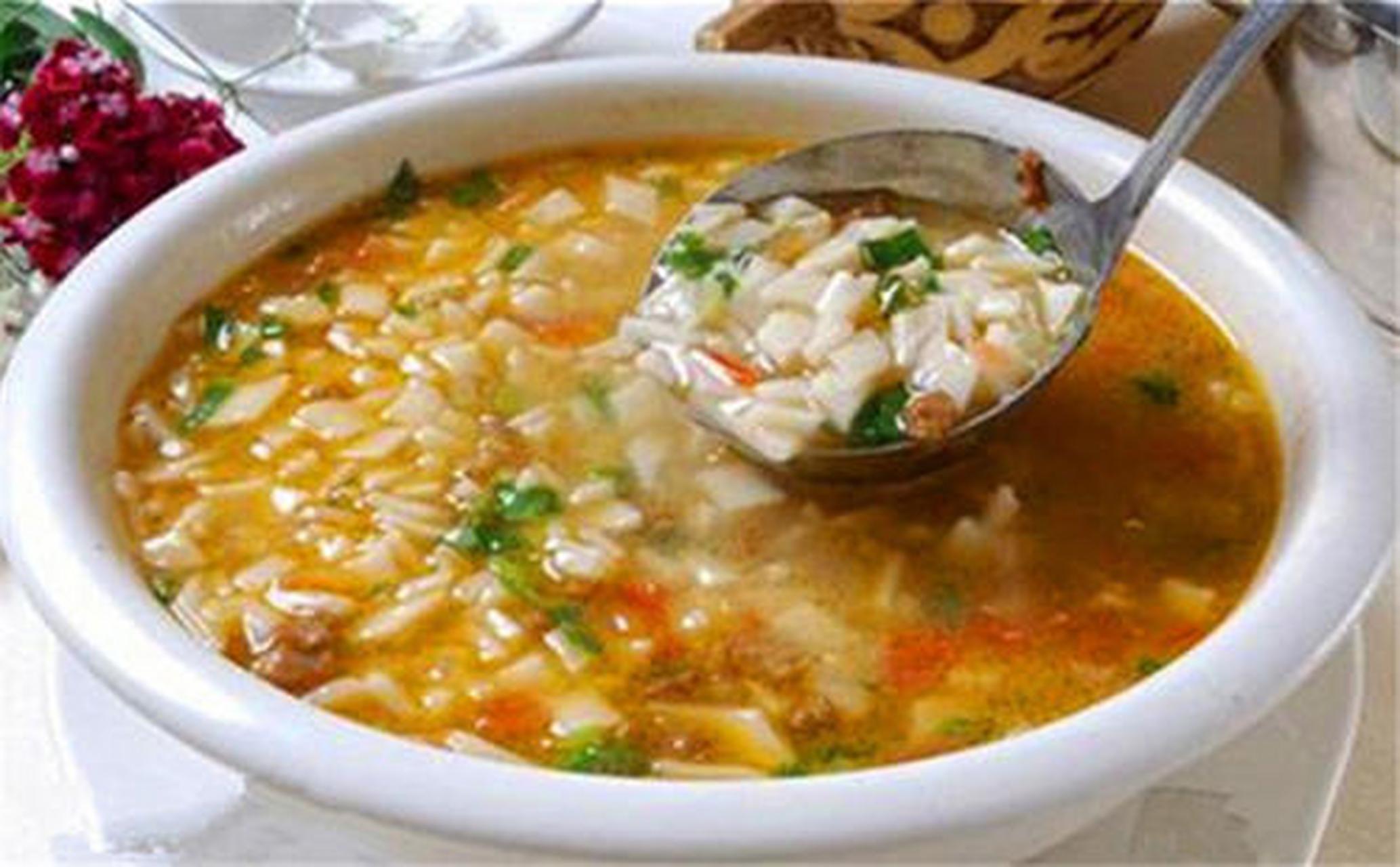 城市小吃地图#扁豆面旗子汤饭,实这种饭在半个世纪