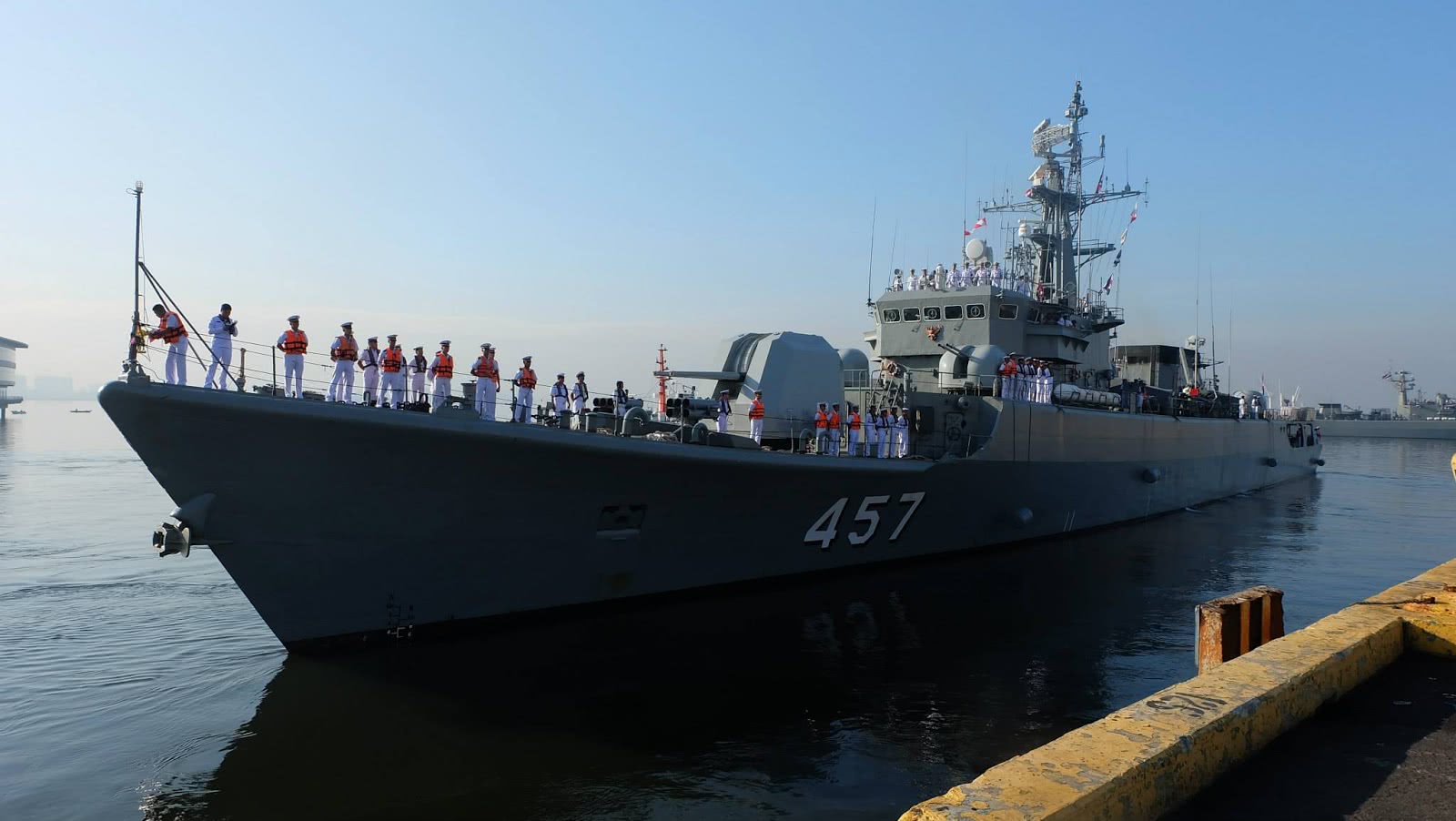 458"邦巴功号"护卫舰也进行与457"邦巴功号"的升级改装.